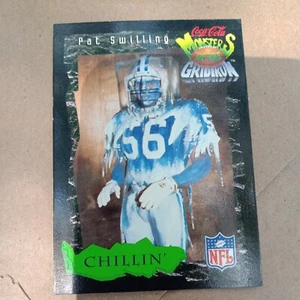 1994 NFL Coke PAT SWILLING Detroit Lions Chillin' Monsters of the Gridiron  - Picture 1 of 2