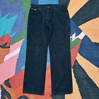 Wrangler Texas Black Jeans Denim, Vintage Made in Malta, Size Mens W34 L30