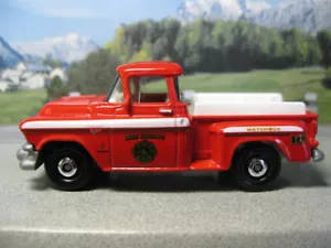 Red 1957 GMC Stepside Pickup Truck! fire chief toy car diecast - Picture 1 of 6