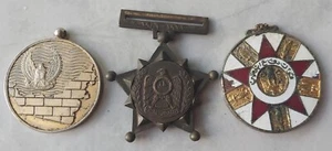 UAE LOT OF 3 MEDALS ABU DHABI DEFENSE FORCES, AMALGAMATIO & MILITARY UNITY STAR - Picture 1 of 8