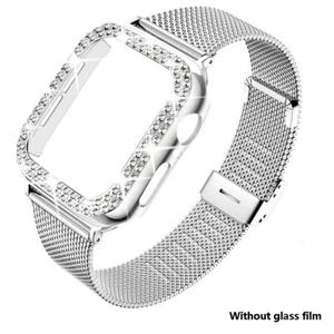 Boîtier Diamond Bling Bracelet iWatch pour Apple Watch Series 10 9 8 7 SE Bracelet Ultra2/1 - Photo 1 sur 13