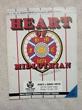 Hearts FC v Dundee Utd - 11 May 1987  football programme 