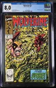 Wolverine #22 CGC 8.0 John Byrne cover & art Marvel Comics (1990) - Picture 1 of 2