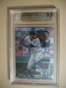 Fernando Tatis Jr 2019 Bowman Chrome #26 BGS GEM MINT 9.5 Padres RC - Bild 1 von 1
