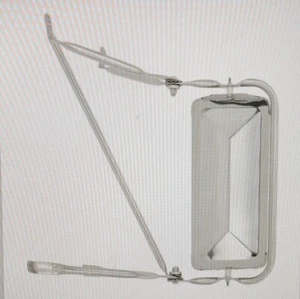 7" X 16" Custom West Coast Mirror Assembly RH Retrac 603516 - Picture 1 of 8