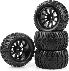 RC 2.8 Wheels and Tires Set 12Mm Hex Wheel for 1/10 Traxxas Stampede Hoss 2WD 4X - Picture 1 of 6