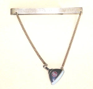1950' RCA VINTAGE TELEVISION Tube Enamel Tie Clasp - Picture 1 of 4