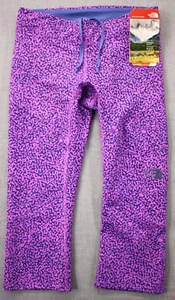 North Face Flashdry Women's Sweet Violet Splash Motus Capris Tights NWT XS $70 - Picture 1 of 8