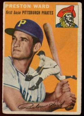 1954 Topps #72 Preston Ward GD Pirates  73332 - Image 1 of 2