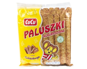 (1,99€/100g) CUCU Meisflipsstangen mit Schokopulver 80g Gebäck – Knabberei