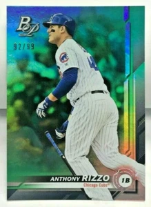 Anthony Rizzo 2019 Bowman Platinum #30 - Grün Holo-Foil Parallel #' D 92/99 Cubs - Bild 1 von 2