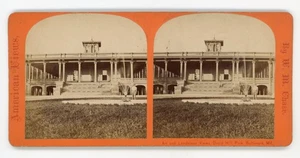 Victorian Stereoview USA 1800s Mansion House Druid Hill Park Baltimore By Chase - Picture 1 of 2