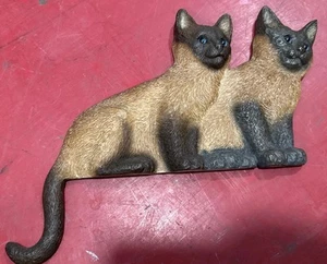 Siamkatzenliebhaber Tür Fenster Rahmen Topper Katzensitter Bauernhaus Deko - Bild 1 von 9