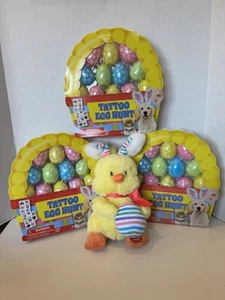 Cottondale Animated Singing Flapping Chick Easter 12” Tall 12 Tattoo 48 Egg Hunt - Picture 1 of 8