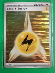 Pokémon TCG Scarlet & Violet Basic Lightning Energy #020 Common Reverse Holo - Picture 1 of 2