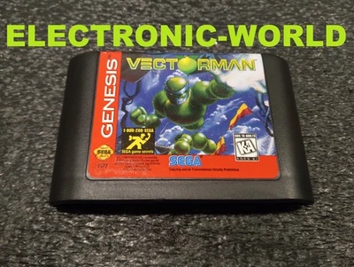 Vectorman Sega Genesis Cartridge Cleaned & Tested 100% Working - Image 1 of 2