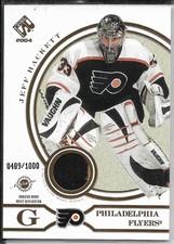 2003-04 PACIFIC PRIVATE STOCK RESERVE JERSEY 191 JEFF HACKETT 489/1000 FLYERS