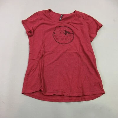 Camisa Kuhl Mujer 18 Manga Corta Ligera Cuello Redondo Informal Roja Foto 1 de 4