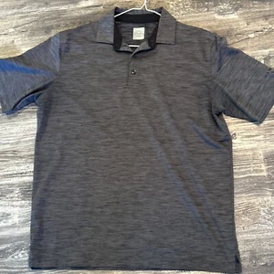 Callaway Polo Shirt Grey Opti Dri Fit Golf Casual Short Sleeve Mens Medium Gray - Picture 1 of 4