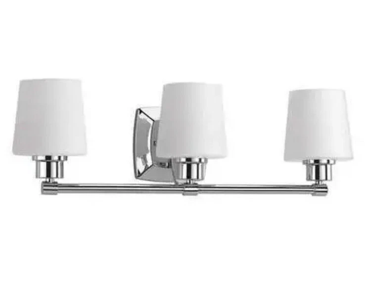 Progress Lighting Three Light Bath Vanity Glance - 3 Light Polished Chrome