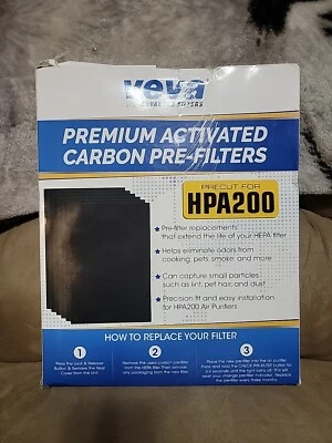 Paquete de 6 prefiltros activados de carbón VEVA precortados para HPA200 Premium Foto 1 de 3