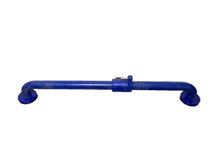 Authentic 1980s HEWI Vibrant Blue Towel Rail Rack, German Post-Modern Design - Picture 1 of 10