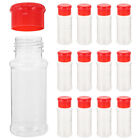 Modern Salt & Pepper Shakers Set - 12PC Spice Jars for Kitchen or Camping