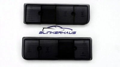 SMOKED Vauxhall Chevette CC Opel Kadett C Coupe Aero City GTE Rear Lights Black - Image 1 of 3