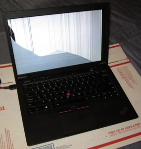 Lenovo X1 Carbon 1st Gen Laptop Core i7 8GB Win Pro Key - Bad Screen - For parts - Picture 1 of 5