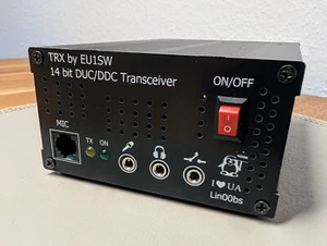 EU1SW Hermes Lite 14 Bit DUC/DDC SDR - HF + 50 MHz - 20 Watt PA und Speaker! - Zdjęcie 1 z 3