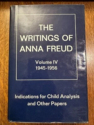 Indications for Child Analysis & Other Papers by Anna Freud 1973, Hardcover w/DJ Foto 1 de 4