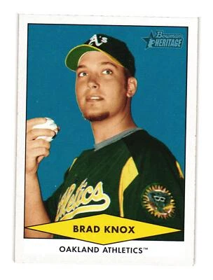 2007 Bowman Heritage #BHP32 Brad Knox Prospects - Image 1 of 2