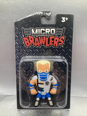 Glacier Micro Brawlers Pro Wrestling Crate Figure WWF WCW TNA New MOC Cover