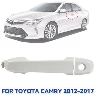 White Door Handle Outside Front Left Driver Side For Toyota Camry 2012-2017 2013 — 第 1/4 张图片