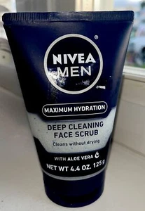 Nivea For Men Original Deep Cleaning Face Scrub with Aloe Vera Extracts 4.4 oz - Picture 1 of 1