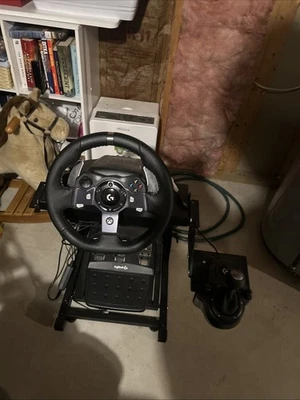 Logitech Driving Force G920 841-000053 Xbox One / Xbox Series X/S / PC não testado - Imagem 1 de 4