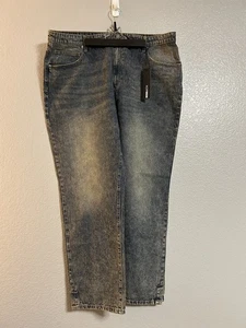 Vaqueros rectos lavado azul para hombre talla 40 - Imagen 1 de 4