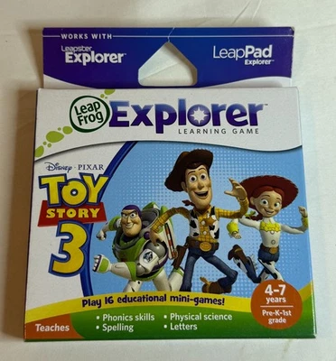 Leap Frog Leapster Explorer Cartridge Game - Disney Pixar Toy Story 3 - New - Image 1 of 2