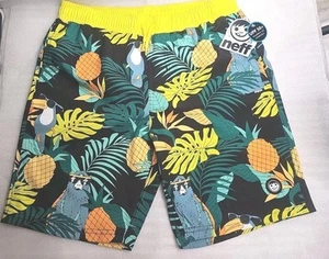Neff Boys Swim Shorts Tropical Print UPF 50+ Size L (10-12) New W/Tags - Picture 1 of 8