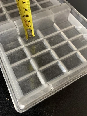 Chocolate polycarbonate Mould. Hearts. large chocolate bar - Image 1 of 4