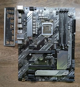 H470-PLUS Motherboard LGA 1200 PCI-E3.0 M.2 HDMI DP ATX #A6-29 W/ I/O Shield - Picture 1 of 4