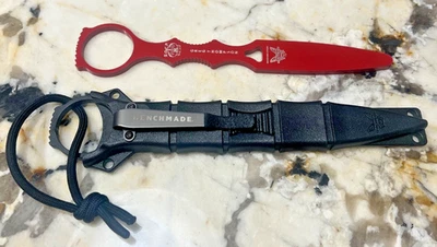 Daga Benchmade 176BK SOCP 440C acero inoxidable, funda negra, hoja fija Foto 1 de 4