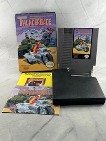 Thundercade Nintendo NES 1989 Game Complete CIB w/Box Sleeve Manual Insert Foam