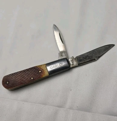 Navaja de bolsillo Barlow vintage YCC JAPAN de acero inoxidable de 2 hojas Foto 1 de 4