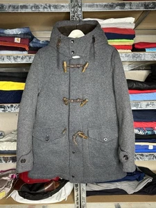 Moncler Victoire Gubbotto Wool Down Hybrid Duffle Coat Gray Size 4 - Picture 1 of 21