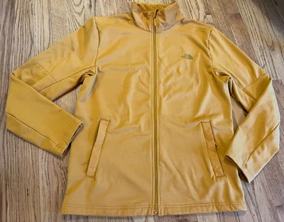 Vellón The North Face Cremallera Completa Rejilla Talla Pequeña Amarillo Citrino Usado Manchas Ligeras Foto 1 de 4