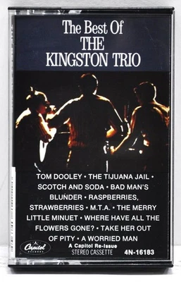 KINGSTON TRIO  "The Best Of The Kingston Trio"   Cassette  Capitol  4N-16183 - Image 1 of 4