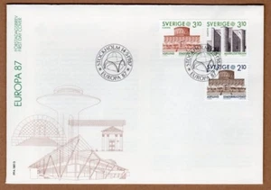 Sweden 1987 europa cept architecture FDC - Picture 1 of 1
