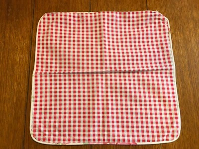 IKEA Pillow Cover 19X19 reversable gingham check & polka dots - Image 1 of 4