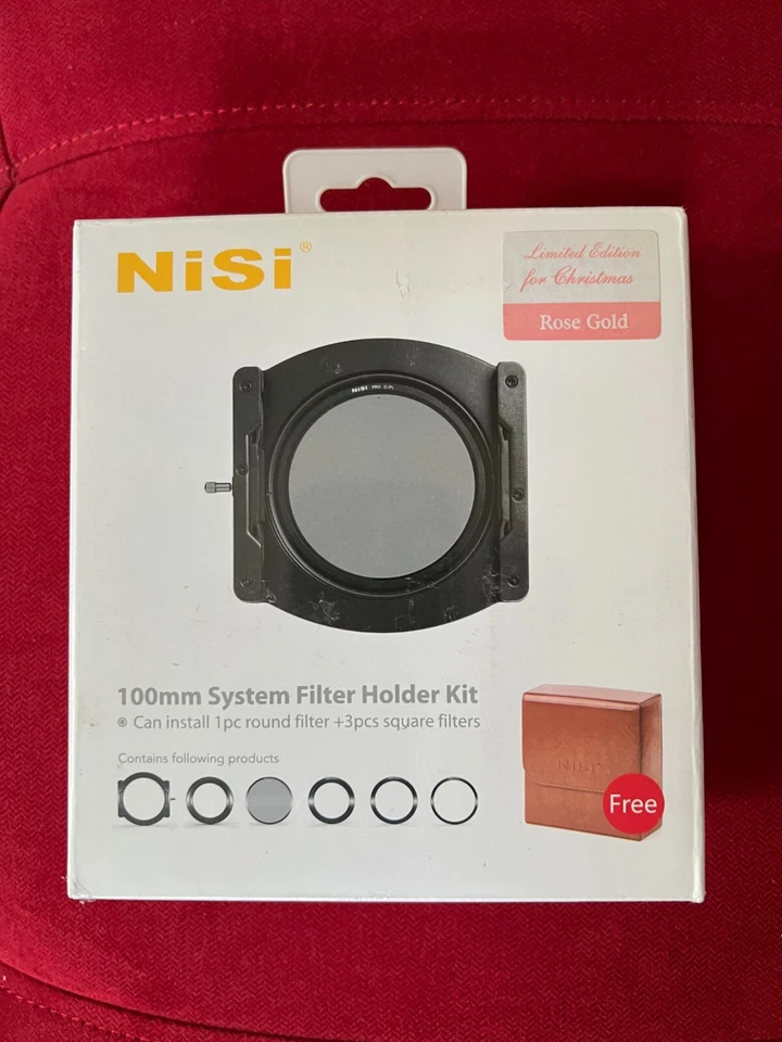 Brand NEW NiSi V5-PRO 100mm Filter Holder Kit Christmas Edition Rose Gold w/case - Image 1 of 1